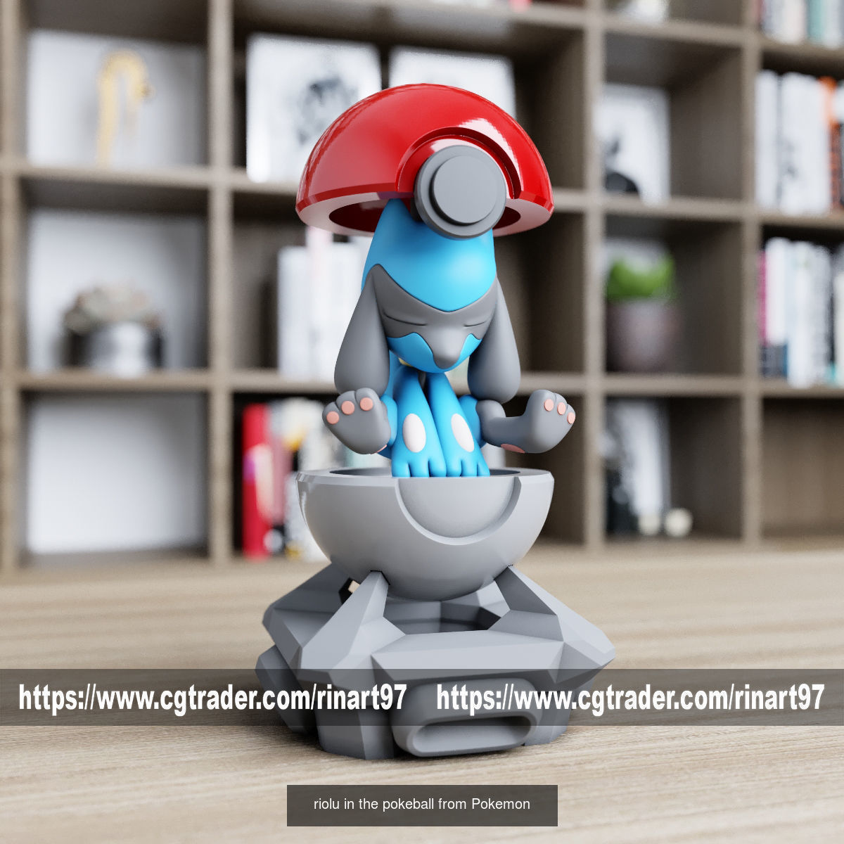 Summary of pokemons in pokeball 3D Model Collection_102