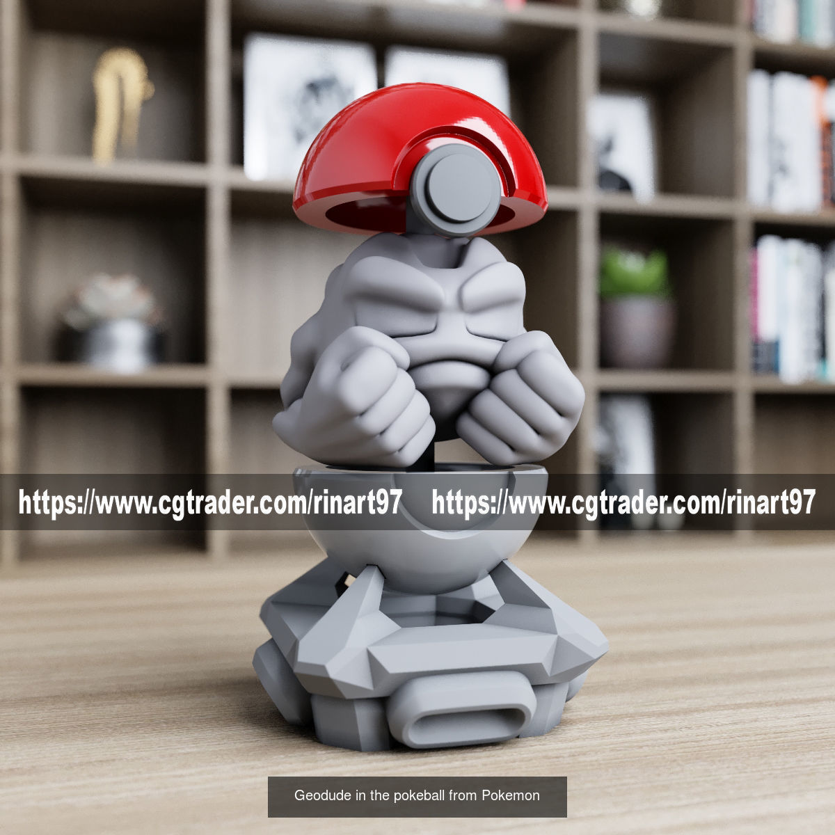Summary of pokemons in pokeball 3D Model Collection_85