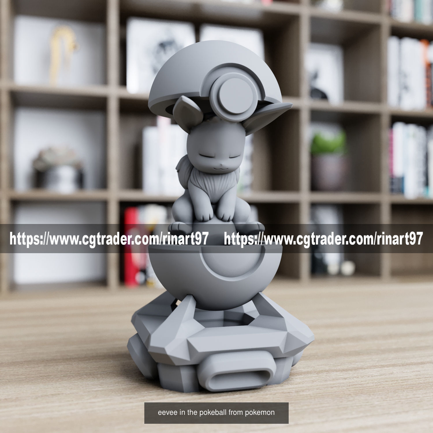 Summary of pokemons in pokeball 3D Model Collection_115