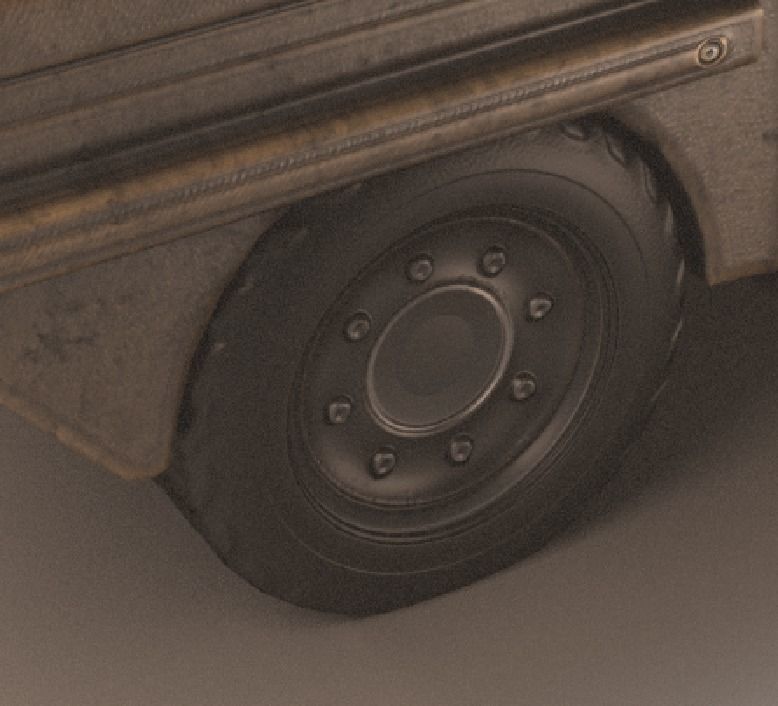 Amphibious Tank Rigged Low-poly 3D model_81