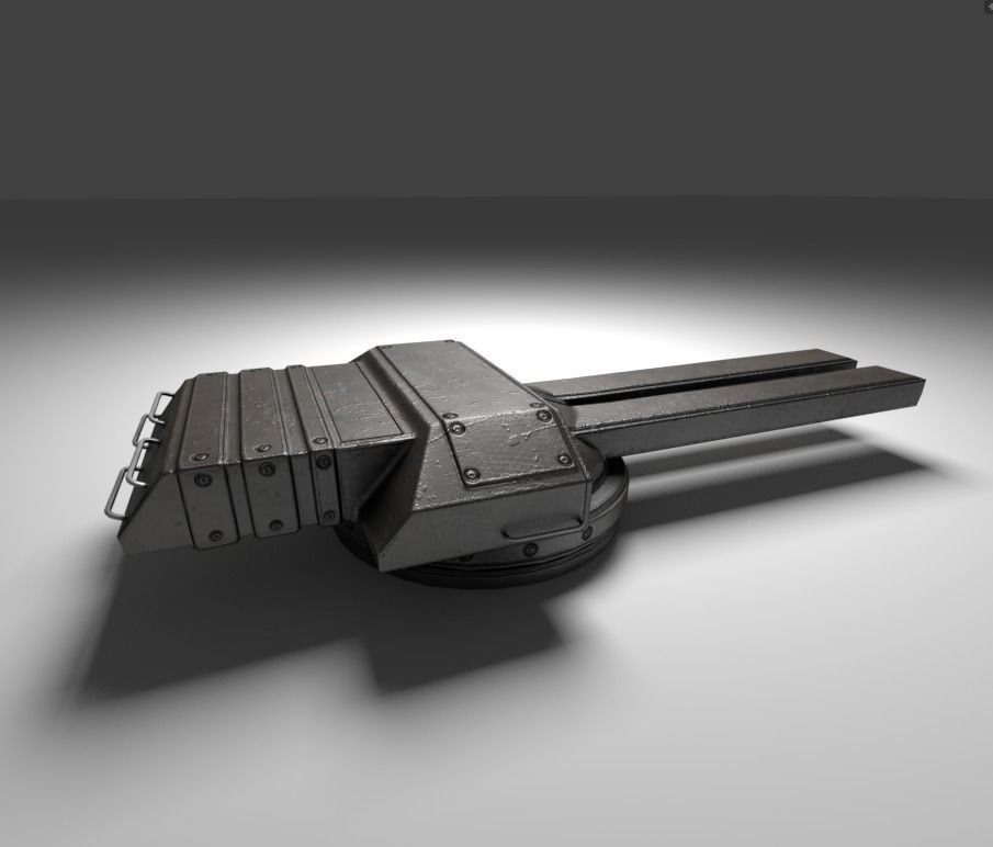 Amphibious Tank Rigged Low-poly 3D model_26
