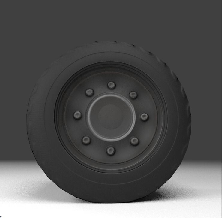 Amphibious Tank Rigged Low-poly 3D model_74