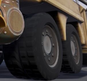 Amphibious Tank Rigged Low-poly 3D model_75