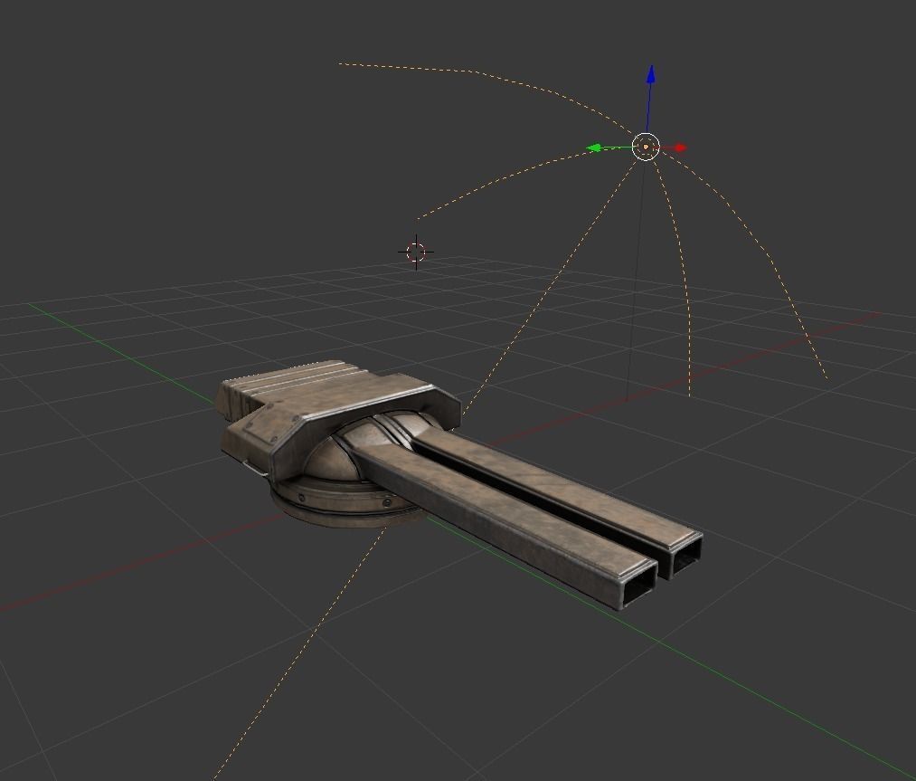 Amphibious Tank Rigged Low-poly 3D model_20