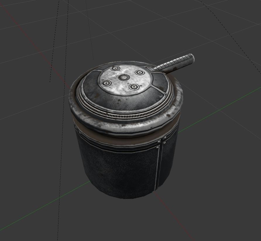 Amphibious Tank Rigged Low-poly 3D model_51