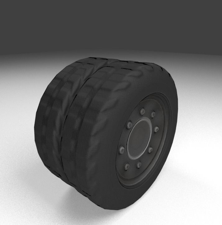 Amphibious Tank Rigged Low-poly 3D model_77