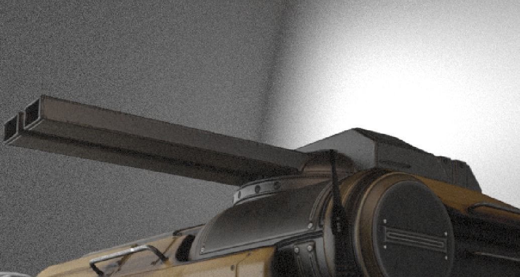 Amphibious Tank Rigged Low-poly 3D model_30