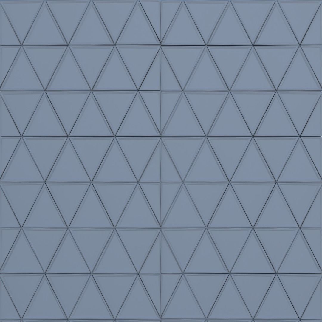 Tri wall Panel Low-poly 3D model_1