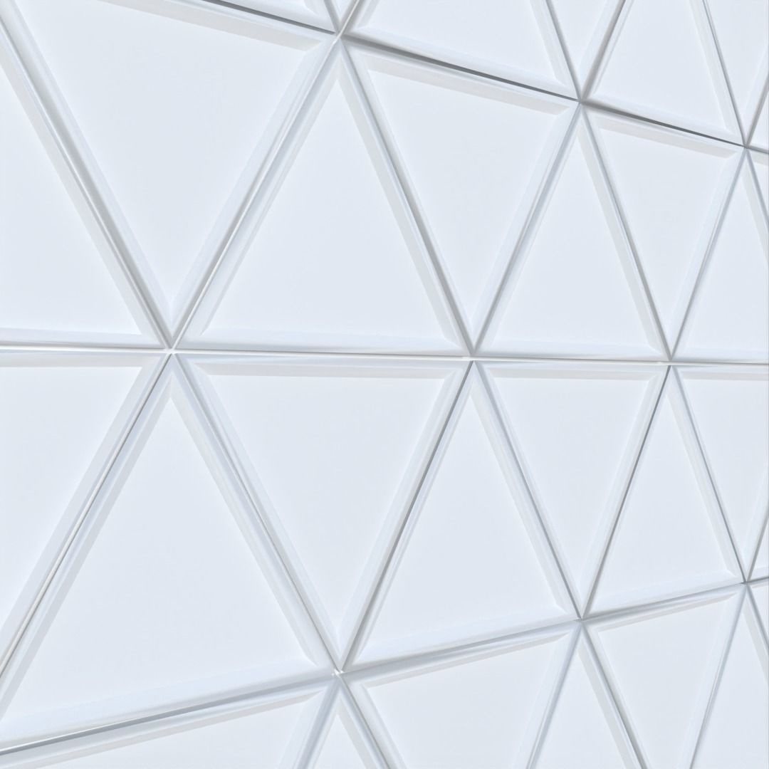 Tri wall Panel Low-poly 3D model_2