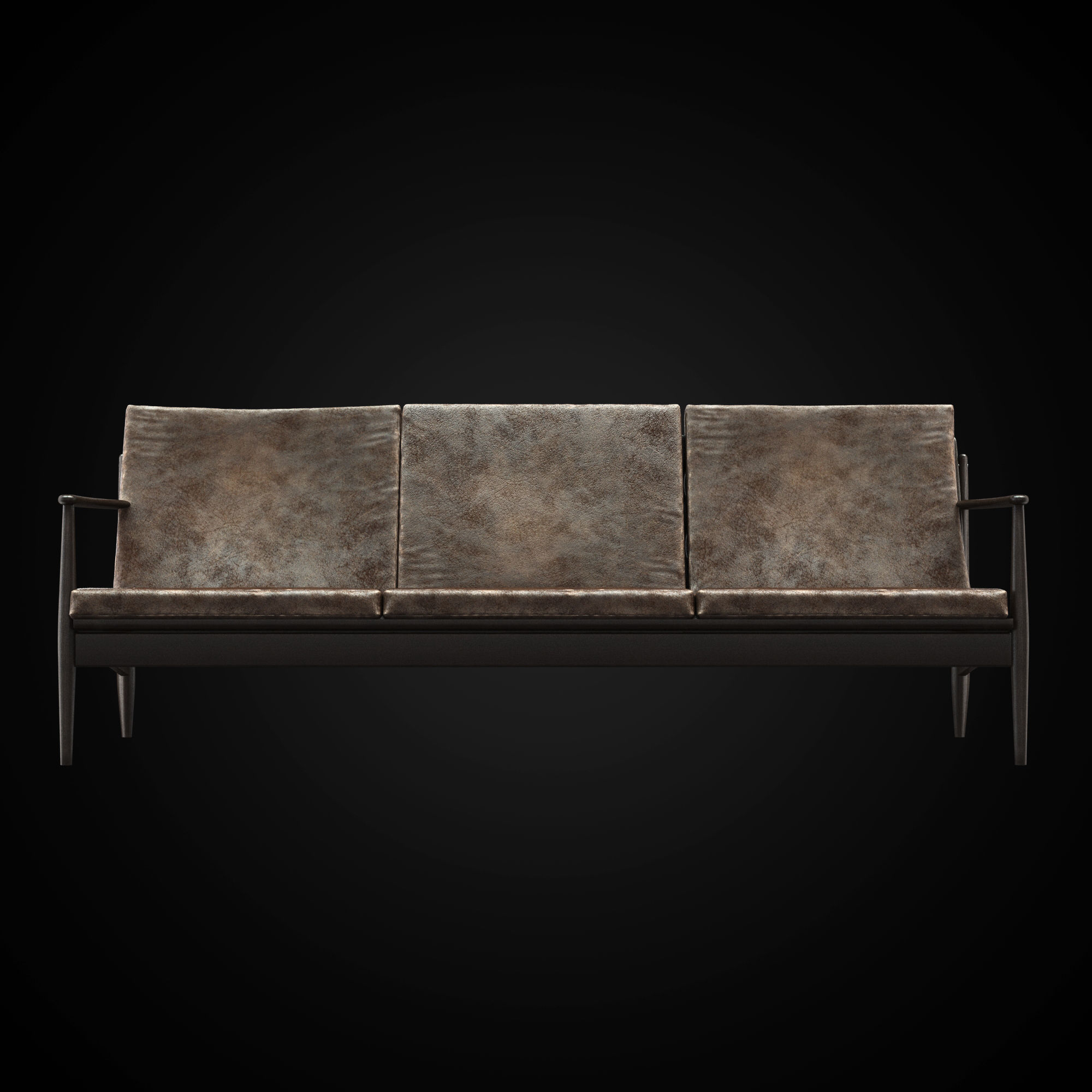 Danish sofa 3D model_1