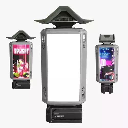 Sci-fi Billboard Sign v2