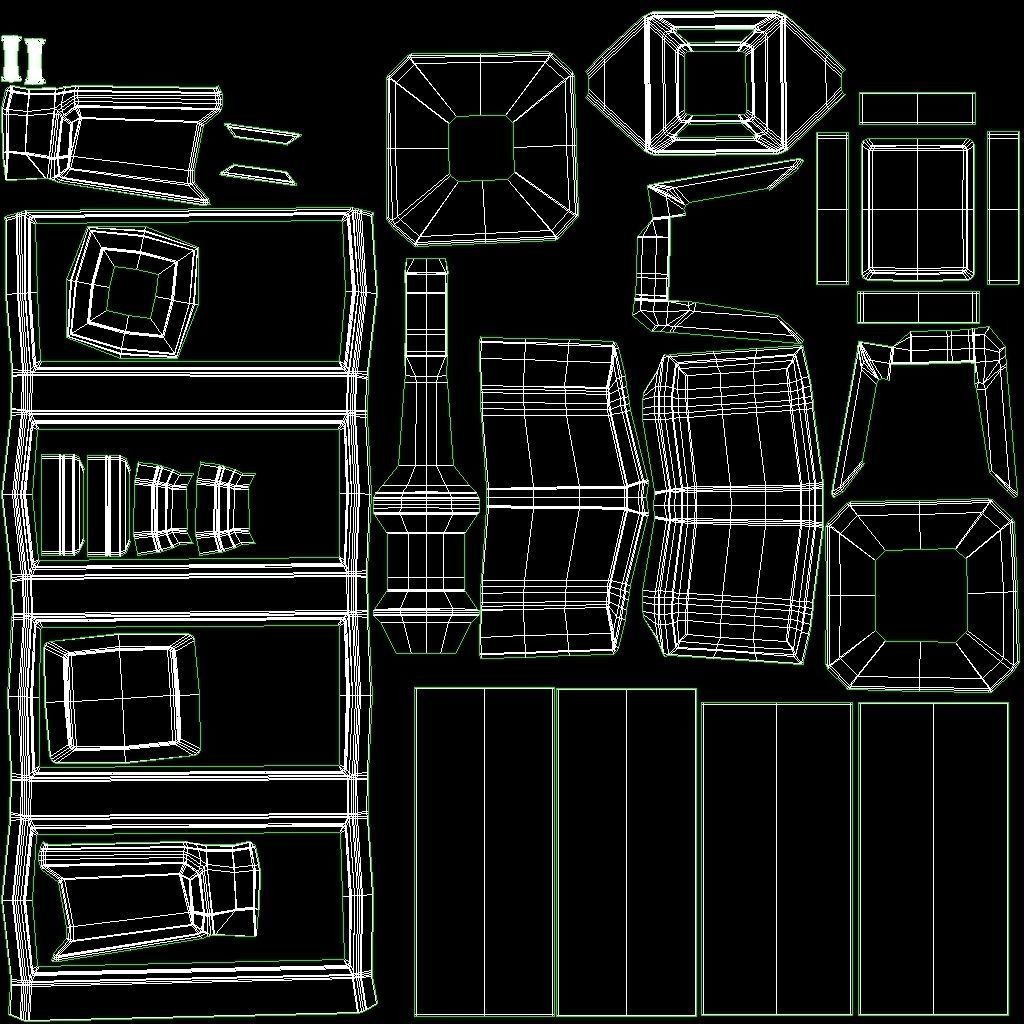 Sci-fi Billboard Sign v2 Low-poly 3D model_13