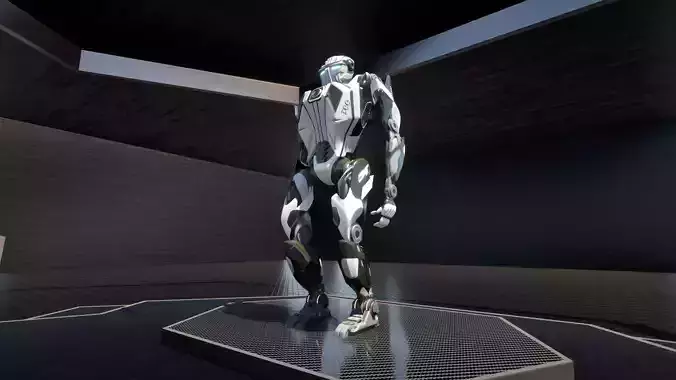 Human robot 3D model