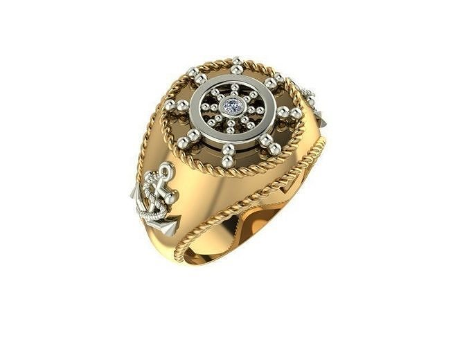 sailor anchor ring for printing 3D print model