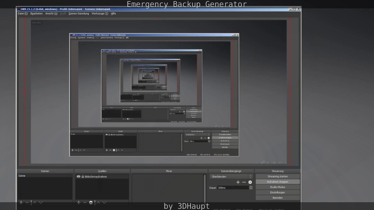 Futuristic Emergency Backup Generator  Low-poly 3D model_107