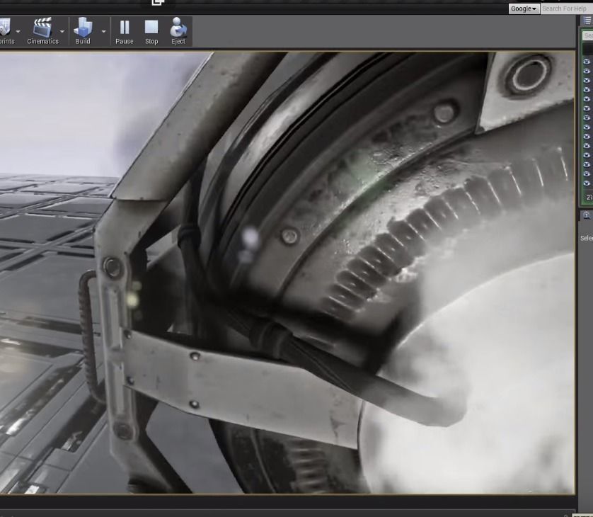 Futuristic Emergency Backup Generator  Low-poly 3D model_13