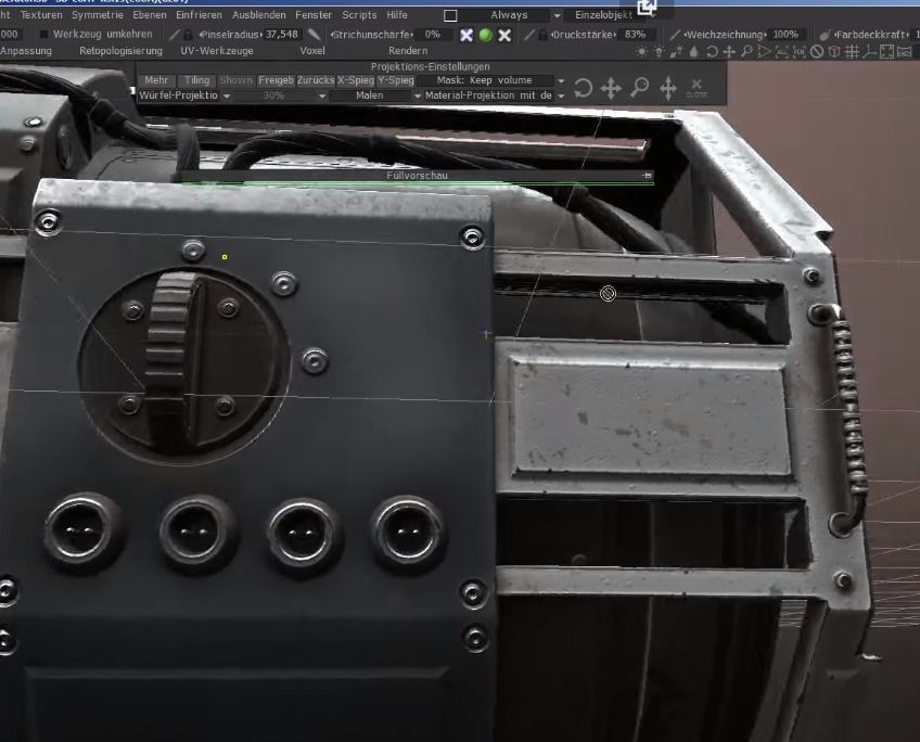 Futuristic Emergency Backup Generator  Low-poly 3D model_10