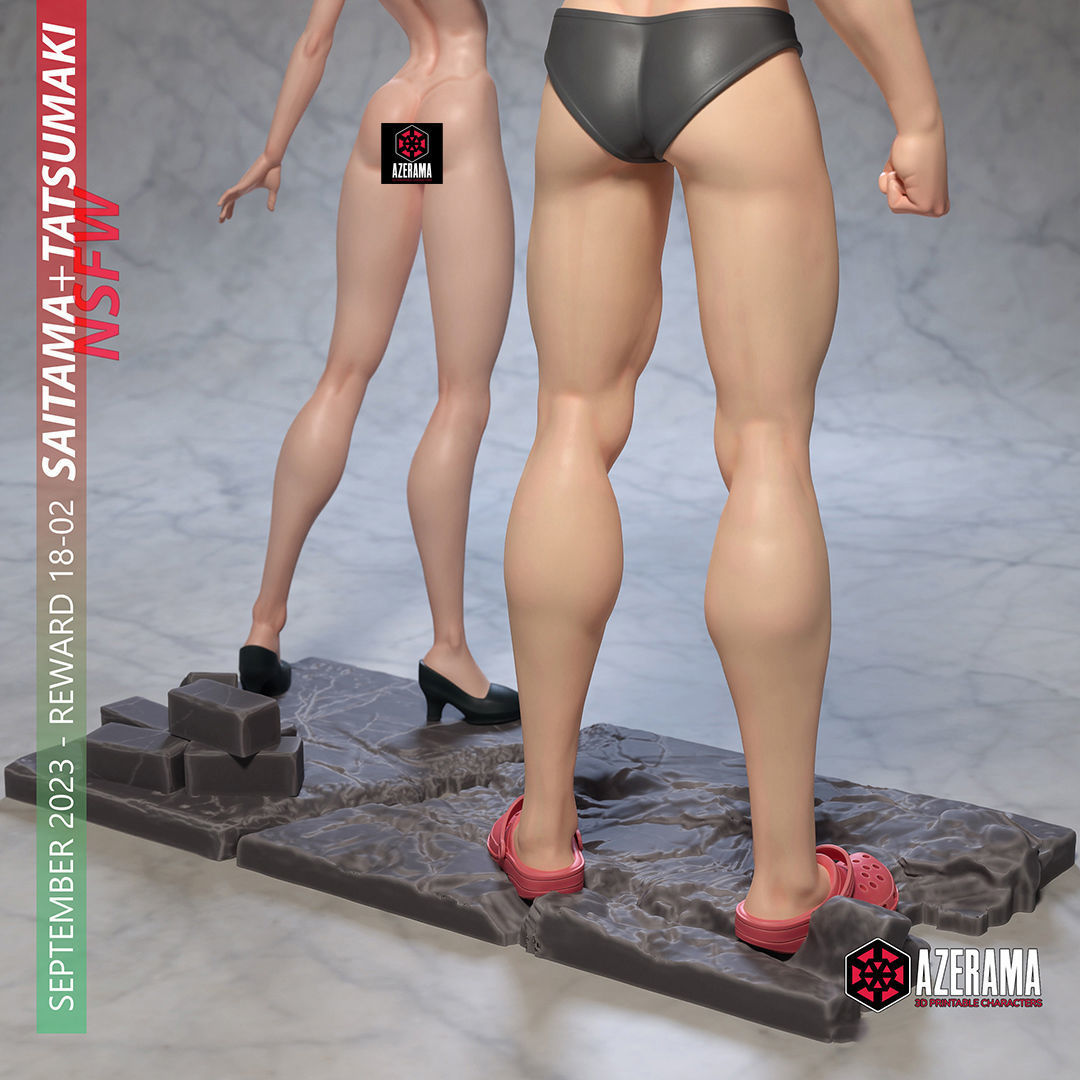 Saitama Tatsumaki NSFW STL Ready for 3D Printing 3D print model_8