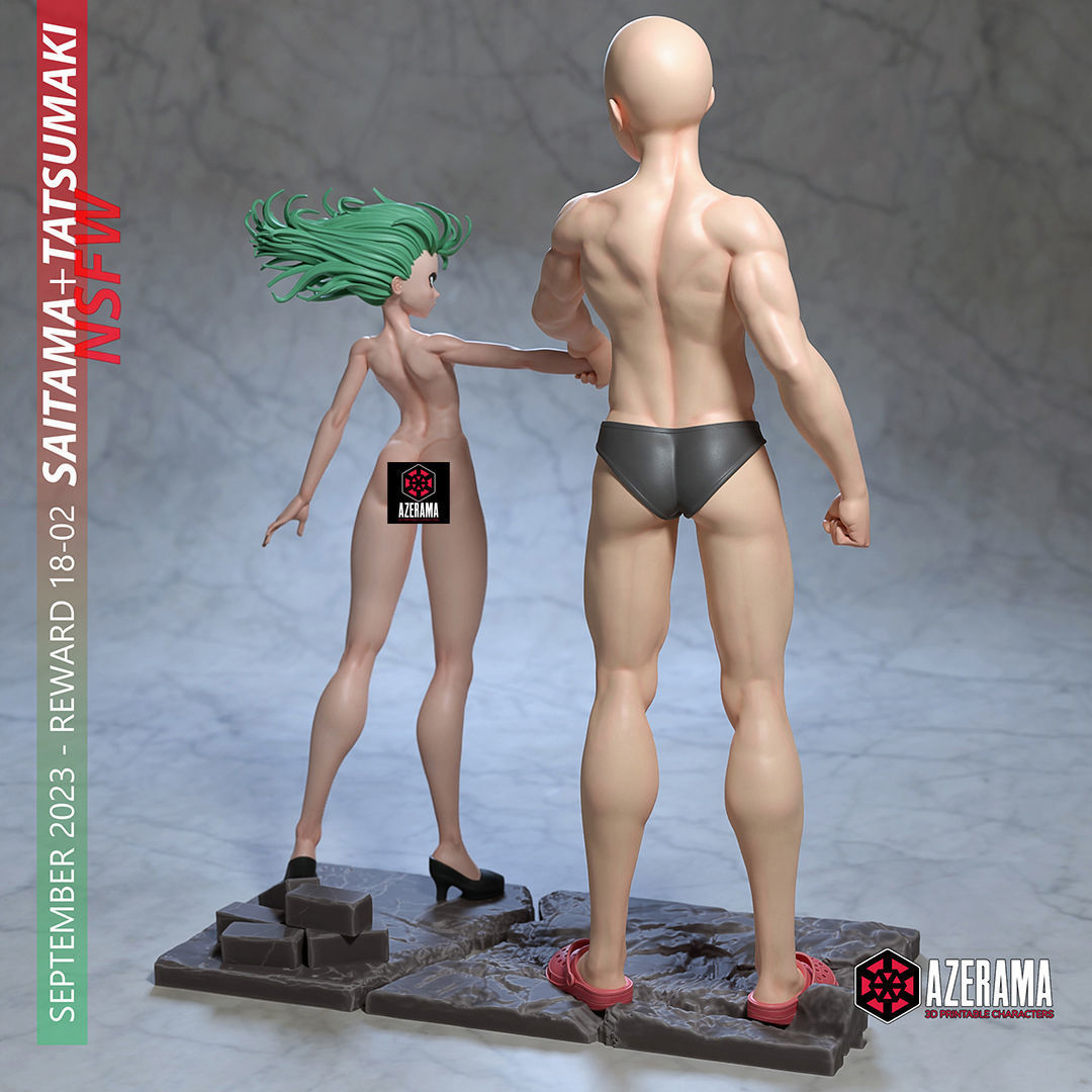 Saitama Tatsumaki NSFW STL Ready for 3D Printing 3D print model_2