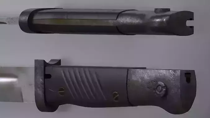 A rusty second War German Mauser K98 Bayonet 