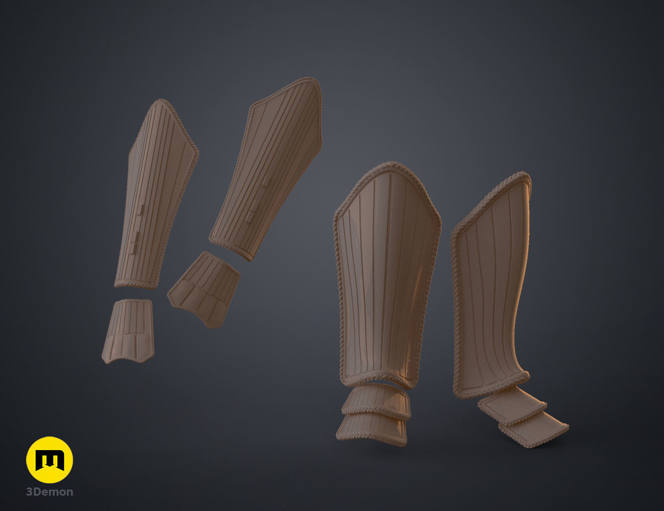 Ahsoka Tano White Robe Cosplay Armor 3D print model_10