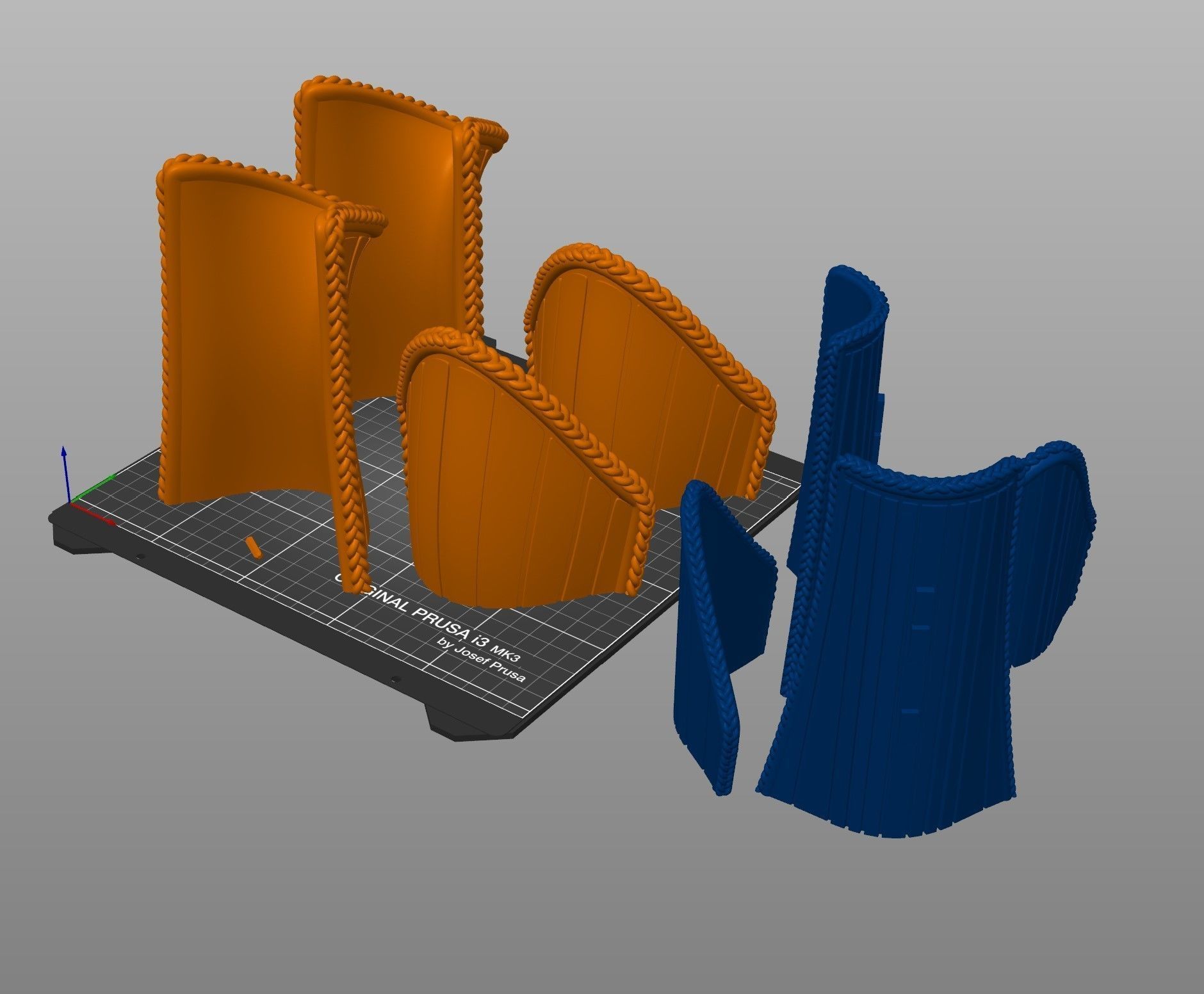 Ahsoka Tano White Robe Cosplay Armor 3D print model_6