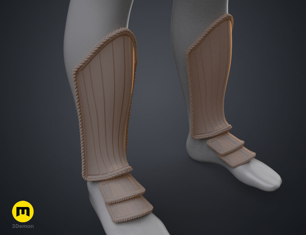 Ahsoka Tano White Robe Cosplay Armor 3D print model_14