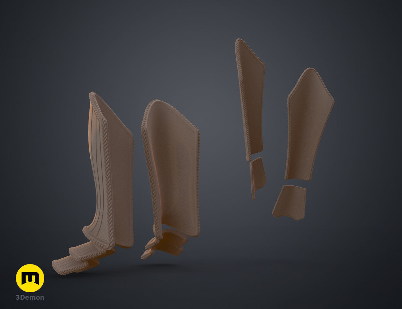 Ahsoka Tano White Robe Cosplay Armor 3D print model_11