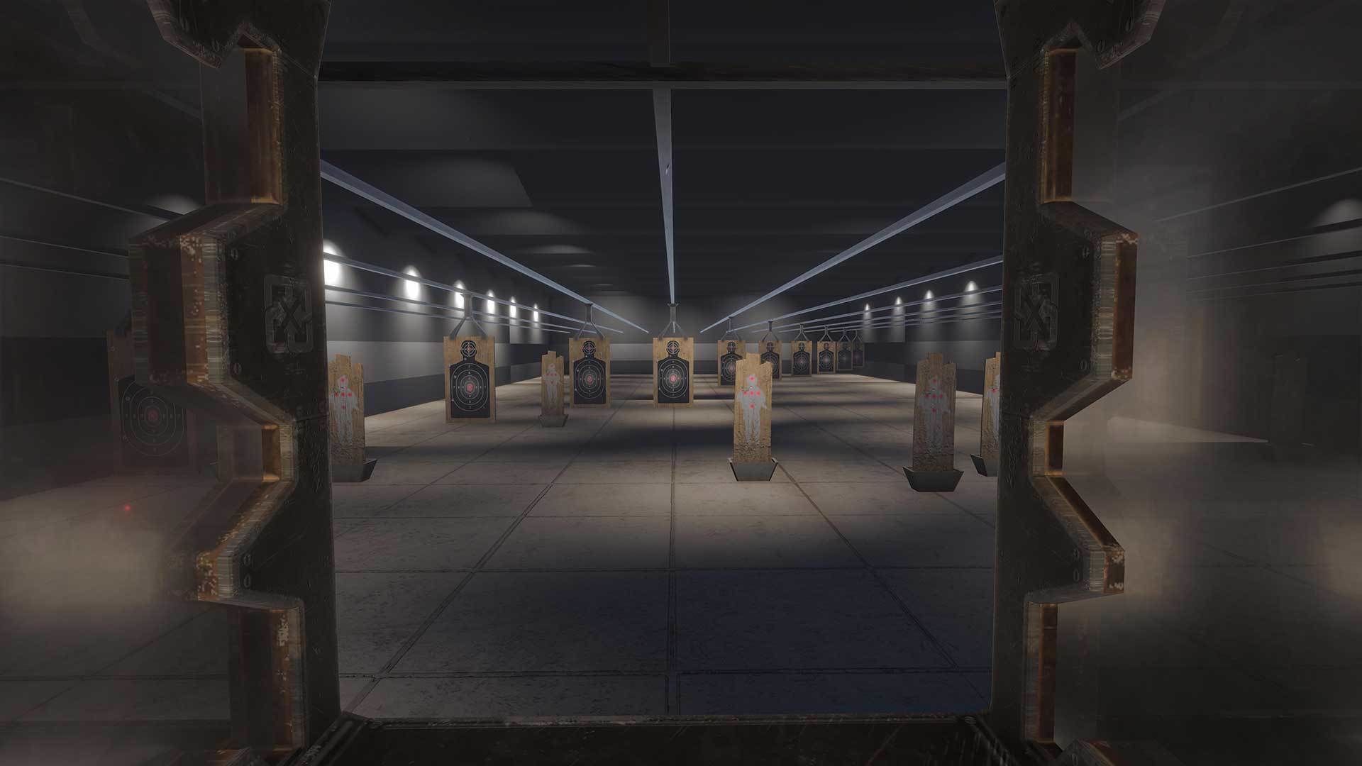 Shooting Range Interior  3D model_5