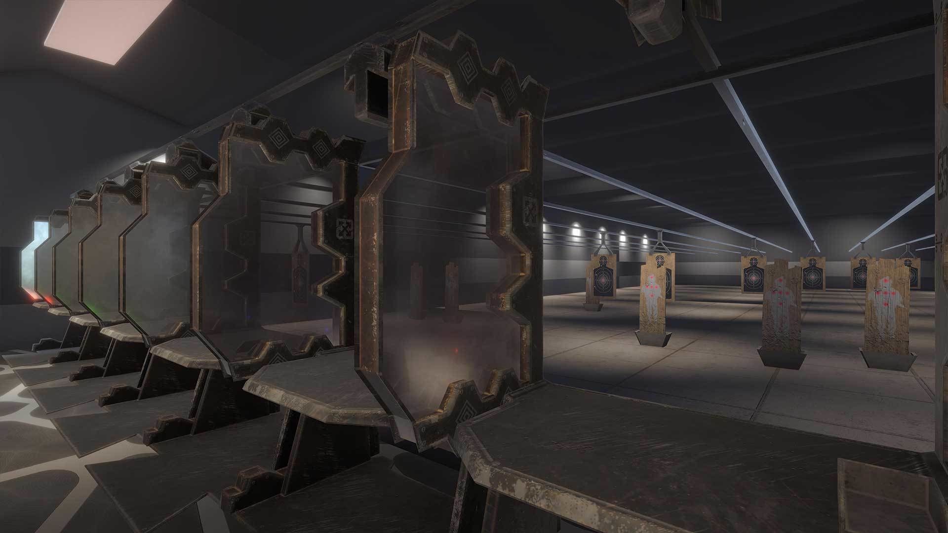 Shooting Range Interior  3D model_6