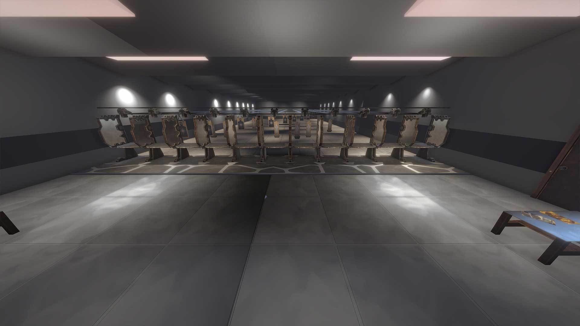 Shooting Range Interior  3D model_7