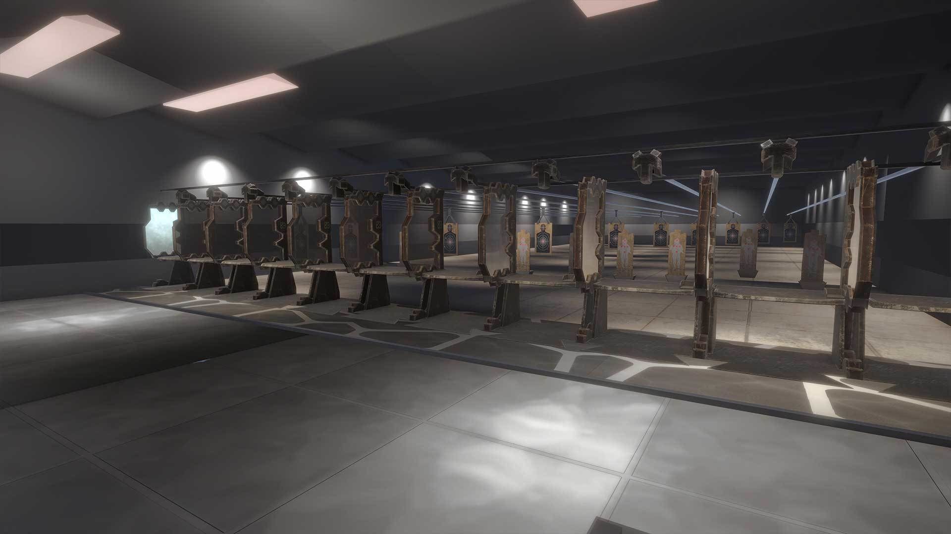 Shooting Range Interior  3D model_3