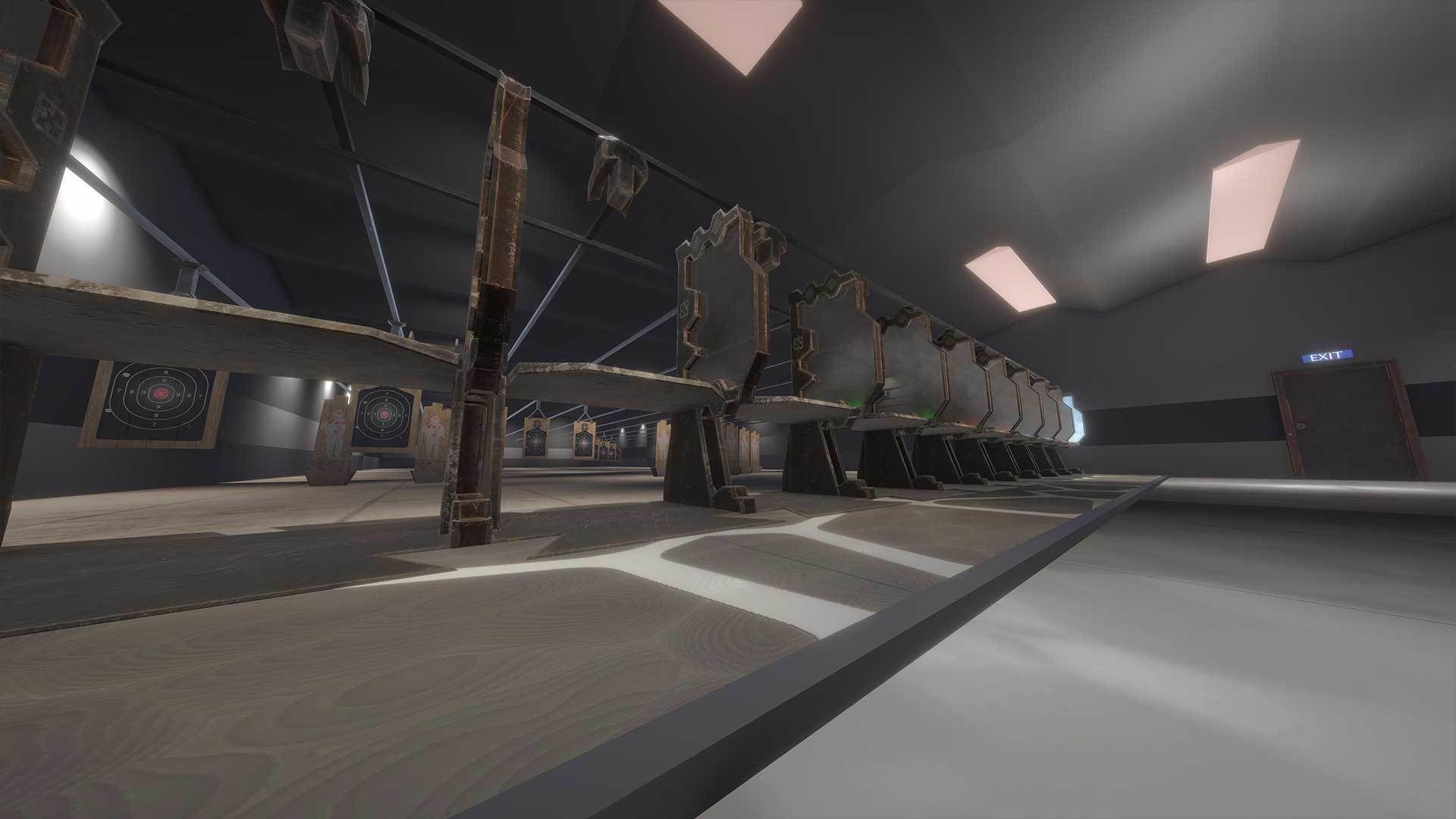 Shooting Range Interior  3D model_8
