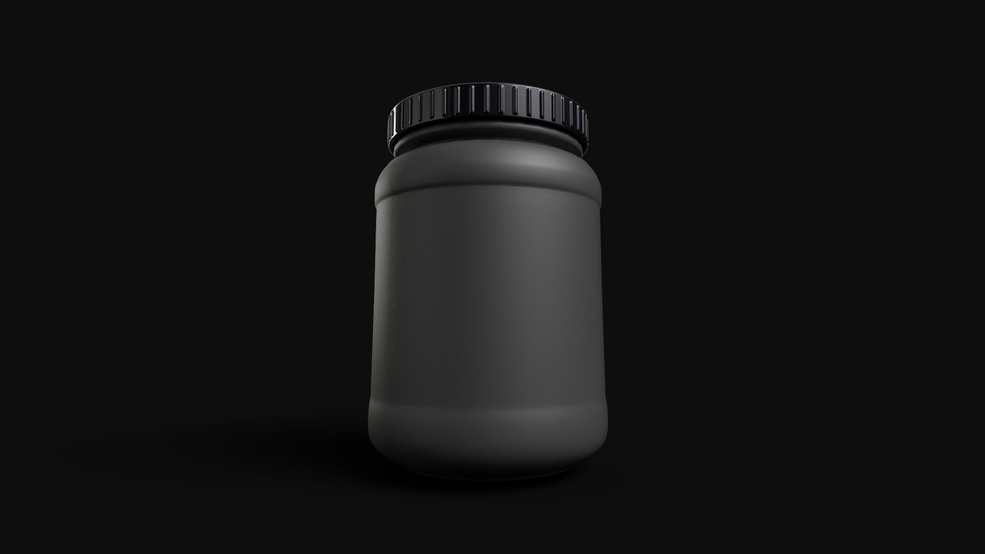 Plastic Bottle Container Low-poly 3D model_2