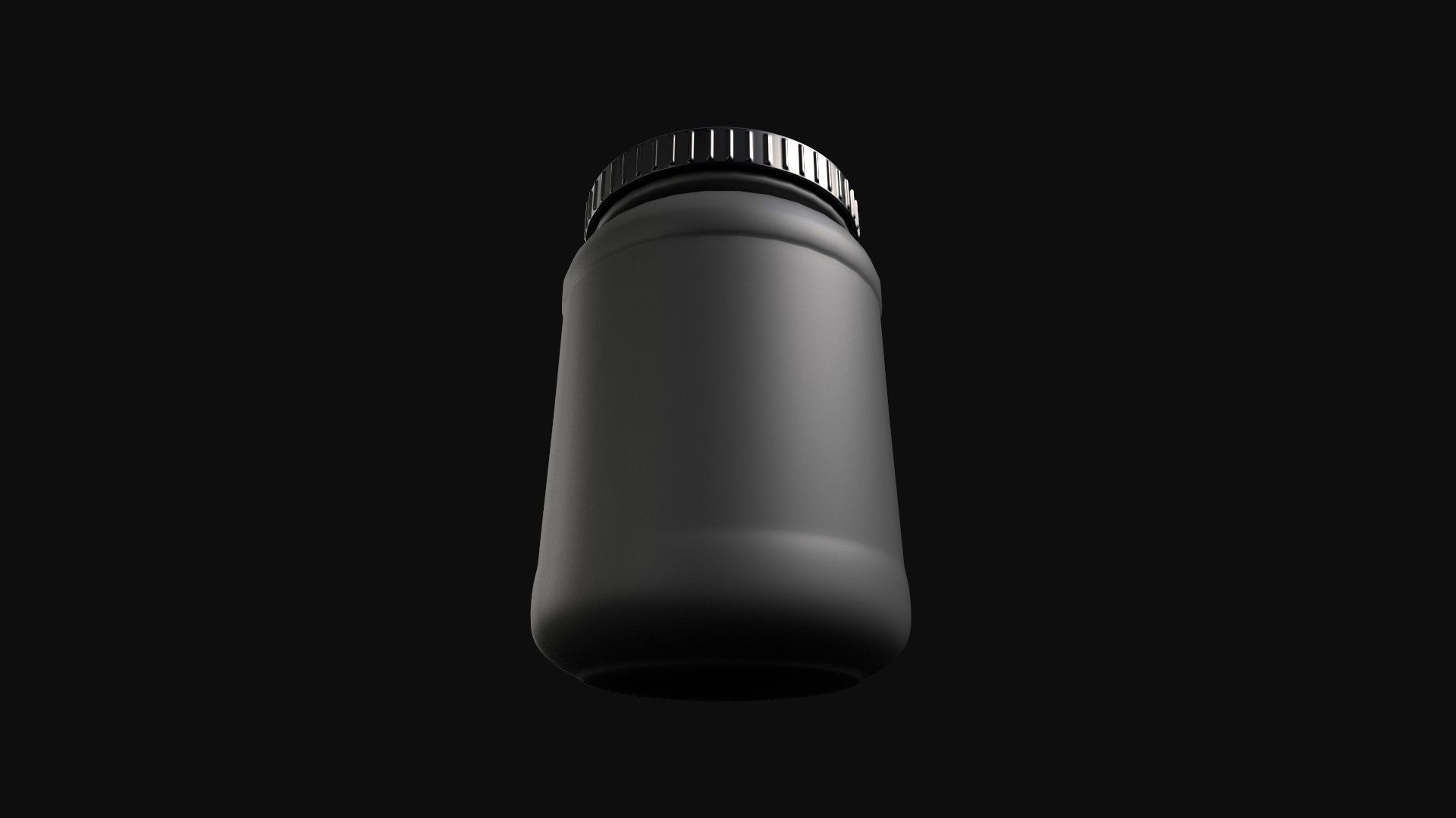 Plastic Bottle Container Low-poly 3D model_4
