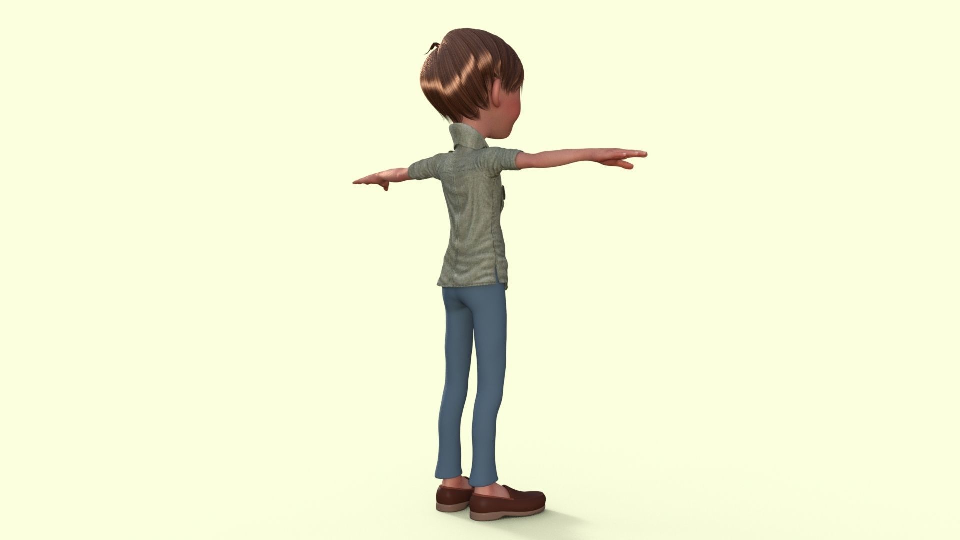 Cartoon Boy 3D model_18