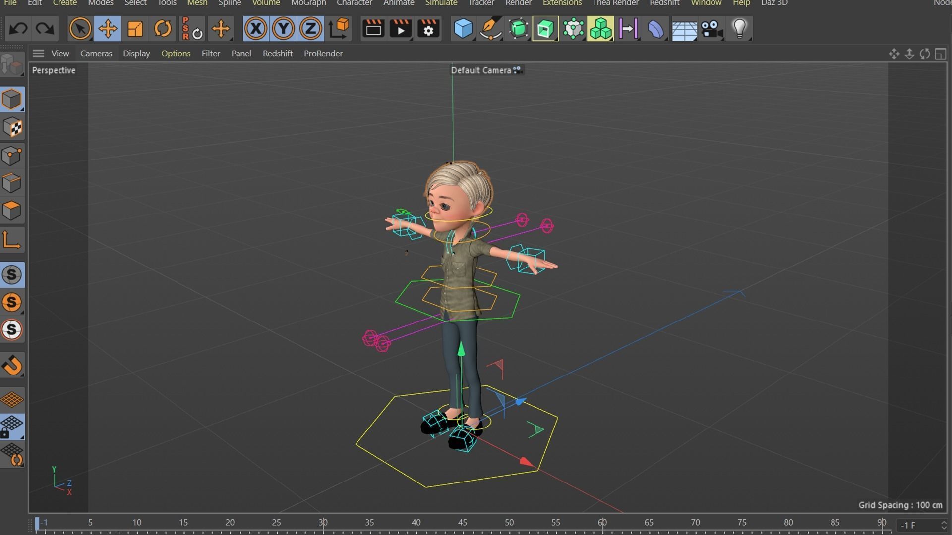 Cartoon Boy 3D model_26