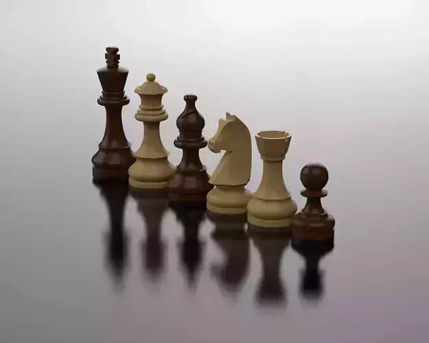 Classic Chess Pieces Set