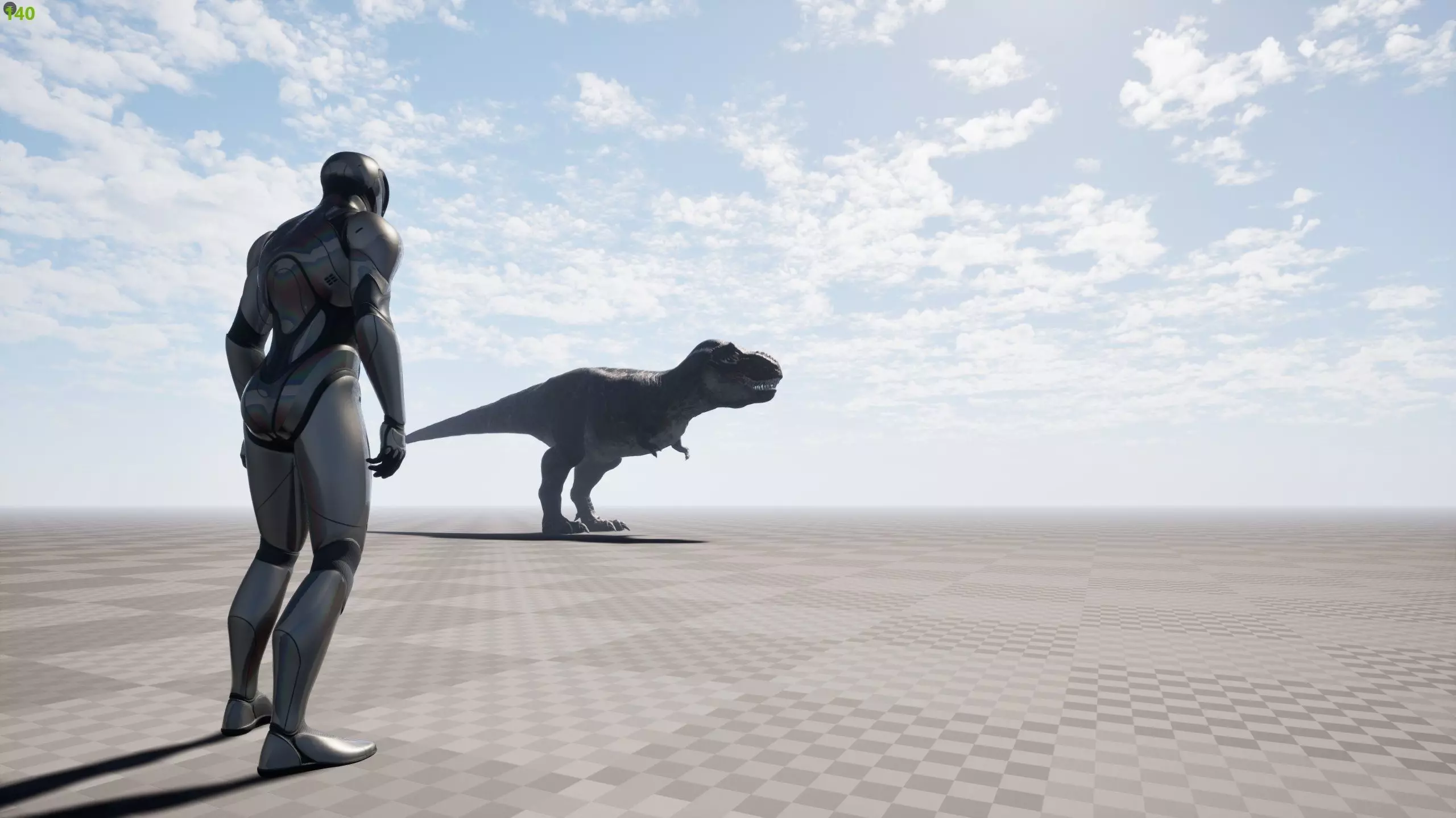 Unreal Engine 5 Locomotion System 3D model_0