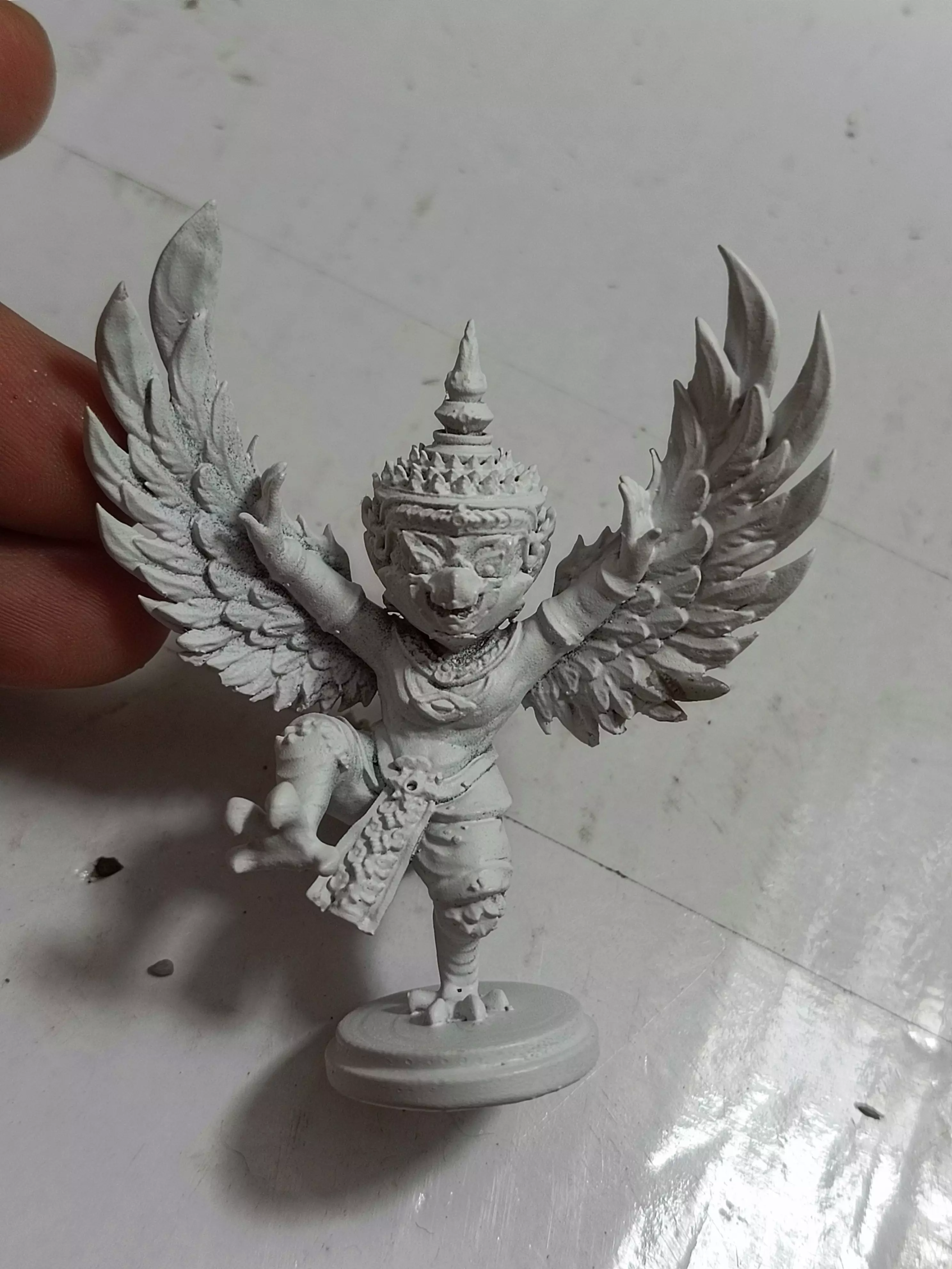 Garuda chibi model-swooping action 3D print model