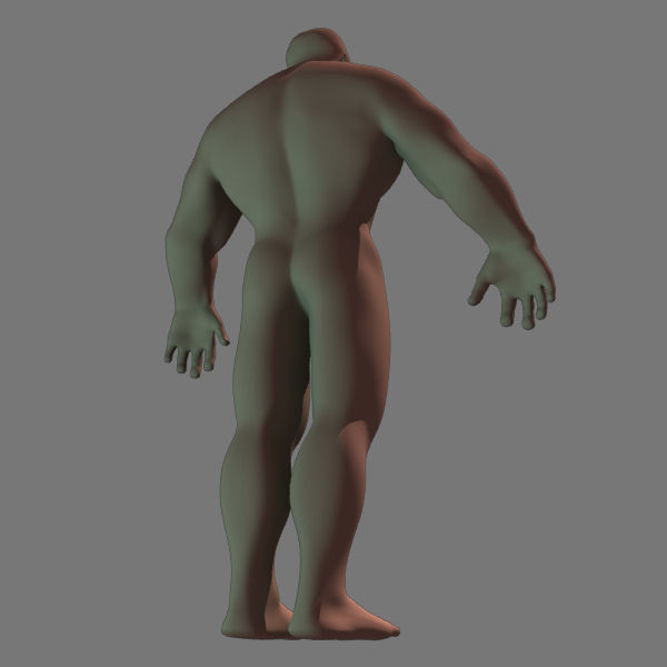 Man 3d Model naked 3D model_4
