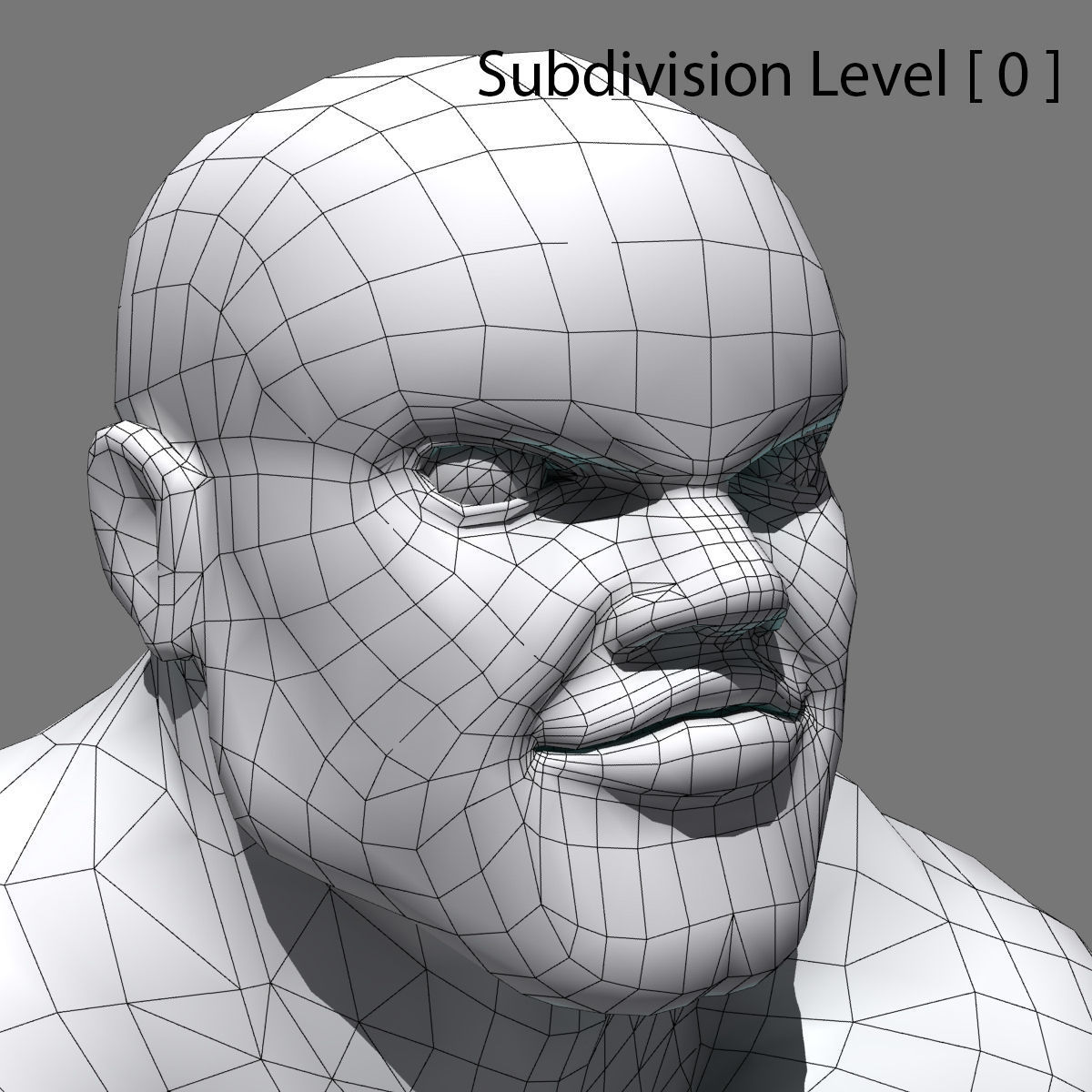 Man 3d Model naked 3D model_7