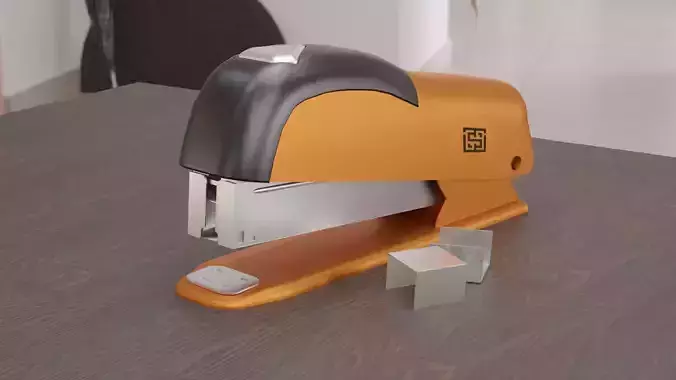 metal Stapler orang