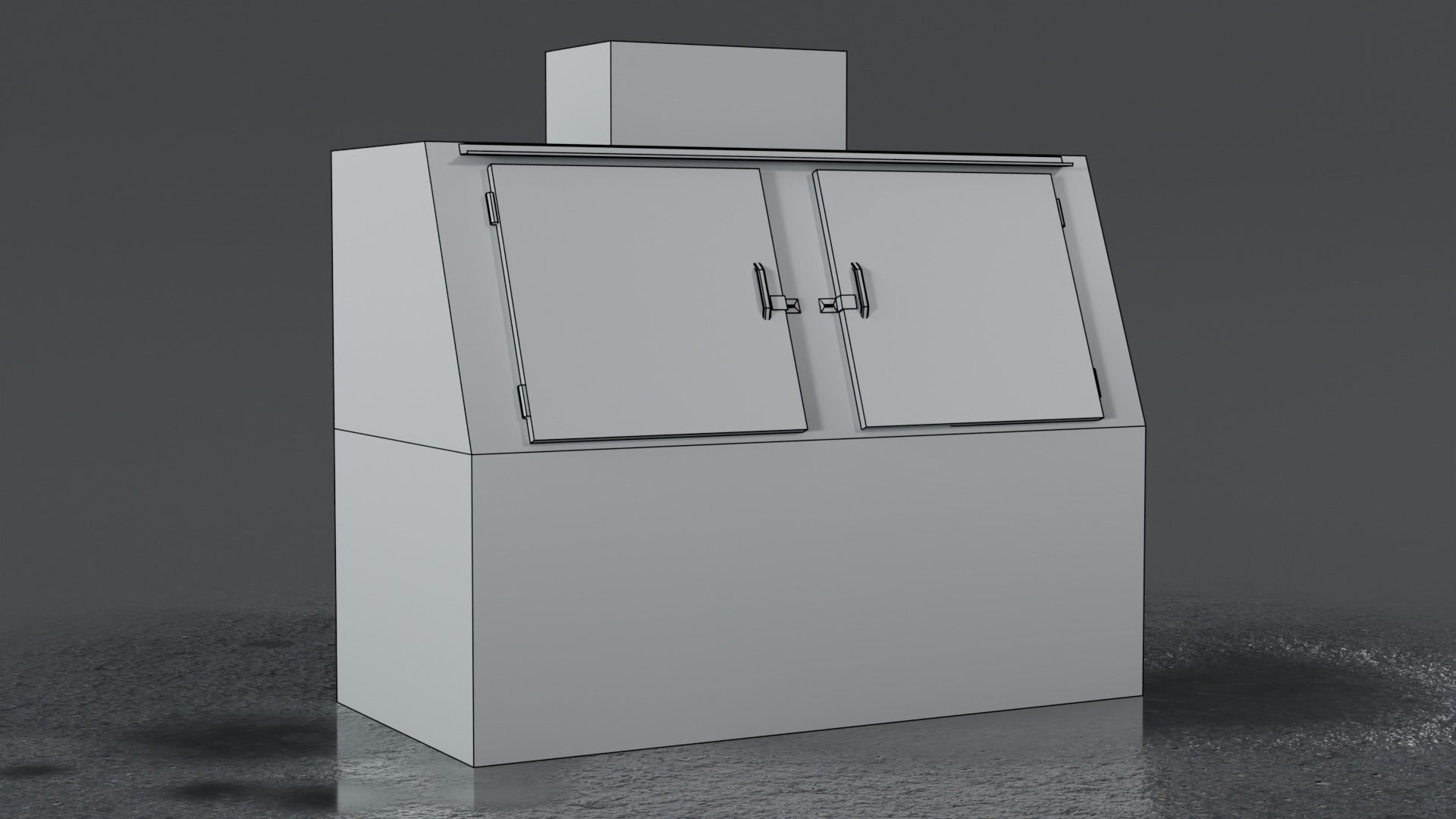 3 Ice Vending Machine - Realistic PBR Low-poly 3D model_40