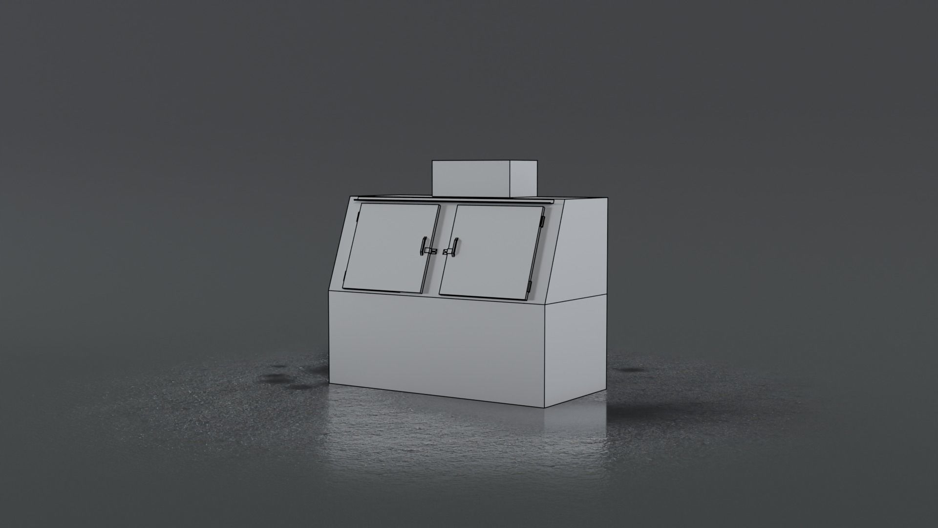 3 Ice Vending Machine - Realistic PBR Low-poly 3D model_15