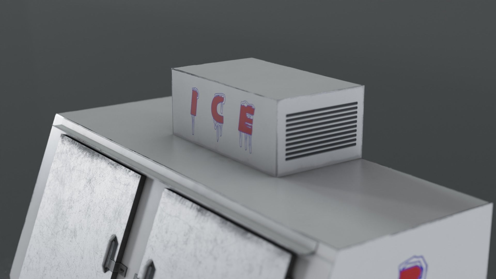 3 Ice Vending Machine - Realistic PBR Low-poly 3D model_26