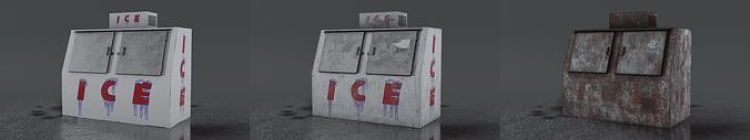 3 Ice Vending Machine - Realistic PBR Low-poly 3D model 4