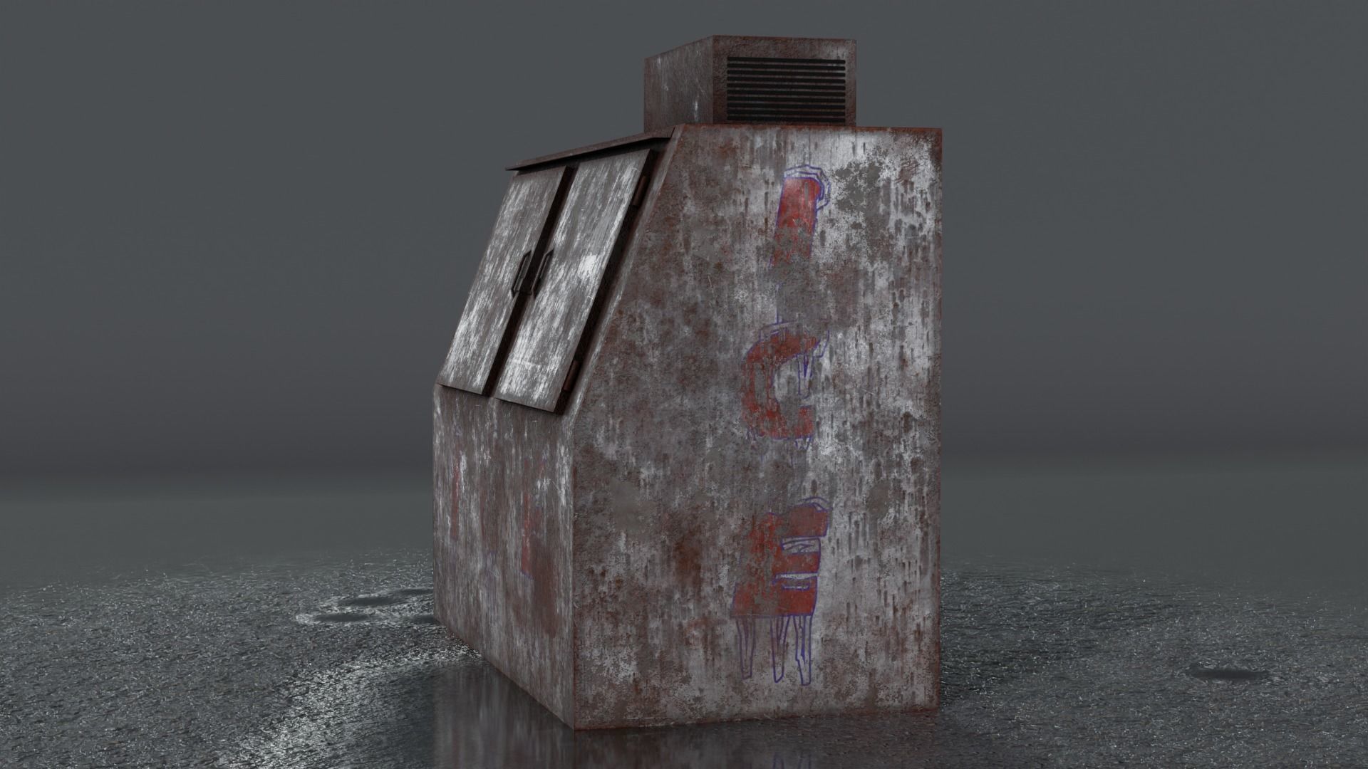 3 Ice Vending Machine - Realistic PBR Low-poly 3D model_53