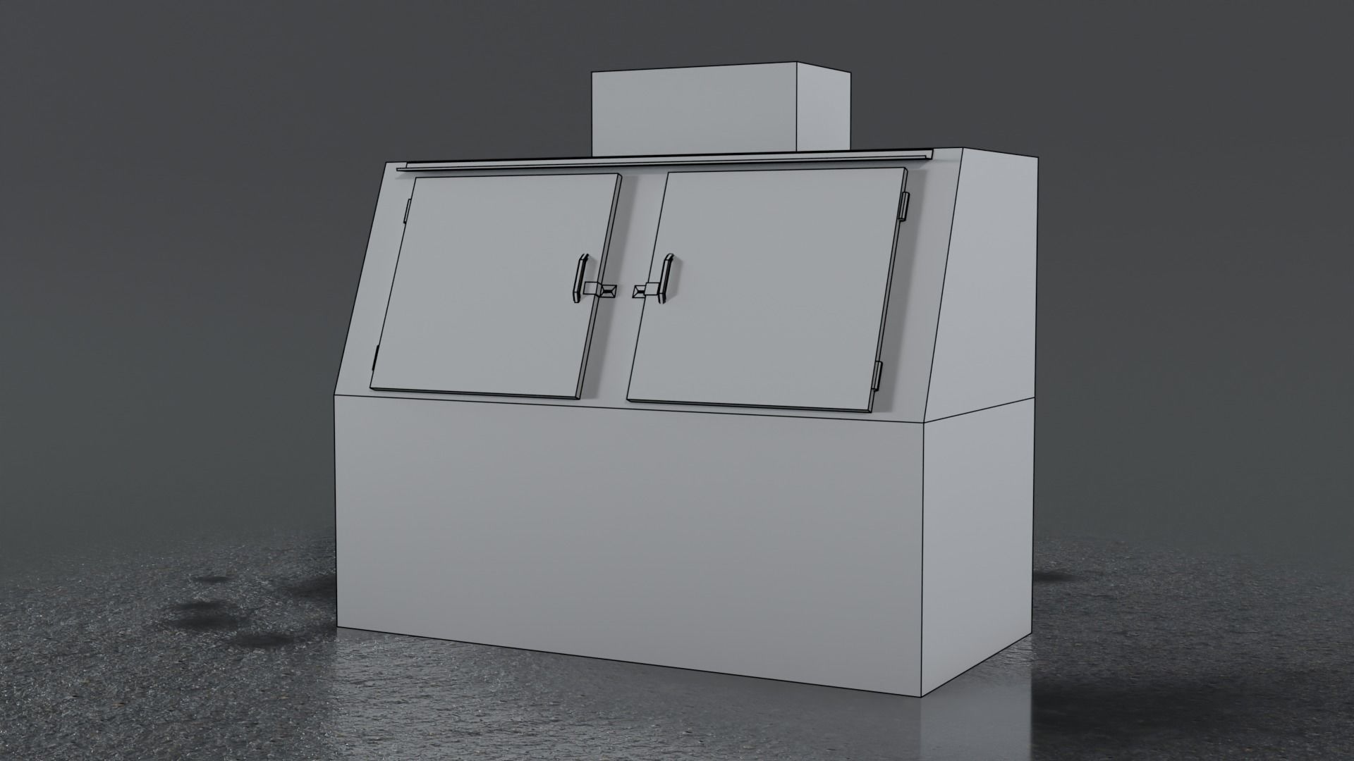 3 Ice Vending Machine - Realistic PBR Low-poly 3D model_10