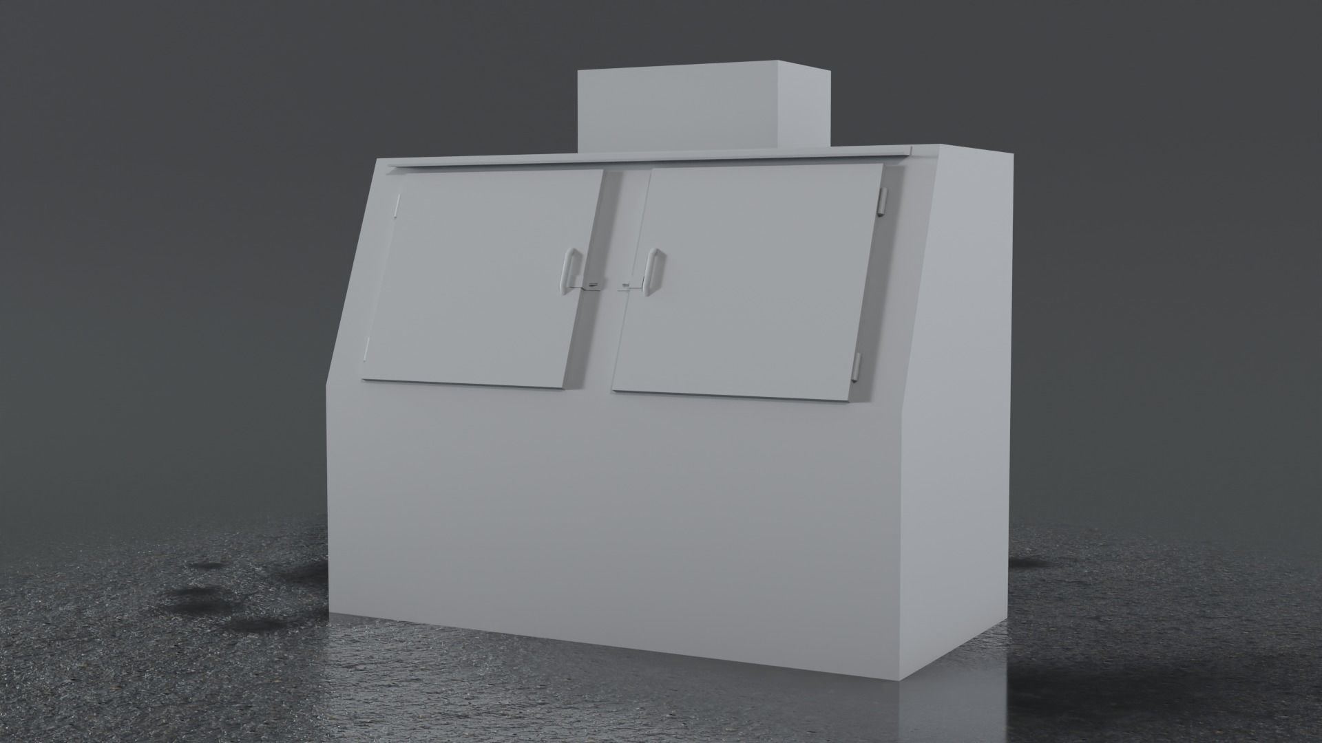 3 Ice Vending Machine - Realistic PBR Low-poly 3D model_9